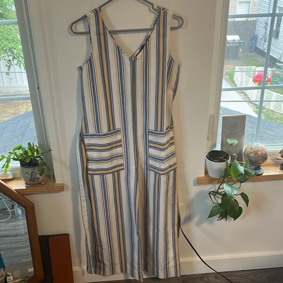 Striped Wide Leg Jumpsuit - Picture 2 of 6